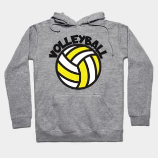 Volleyball curved Hoodie